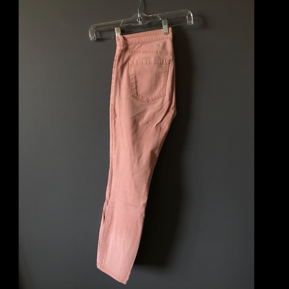 Jessica Simpson Kiss Me Super Skinny Pink Jeans - Picture 2 of 3